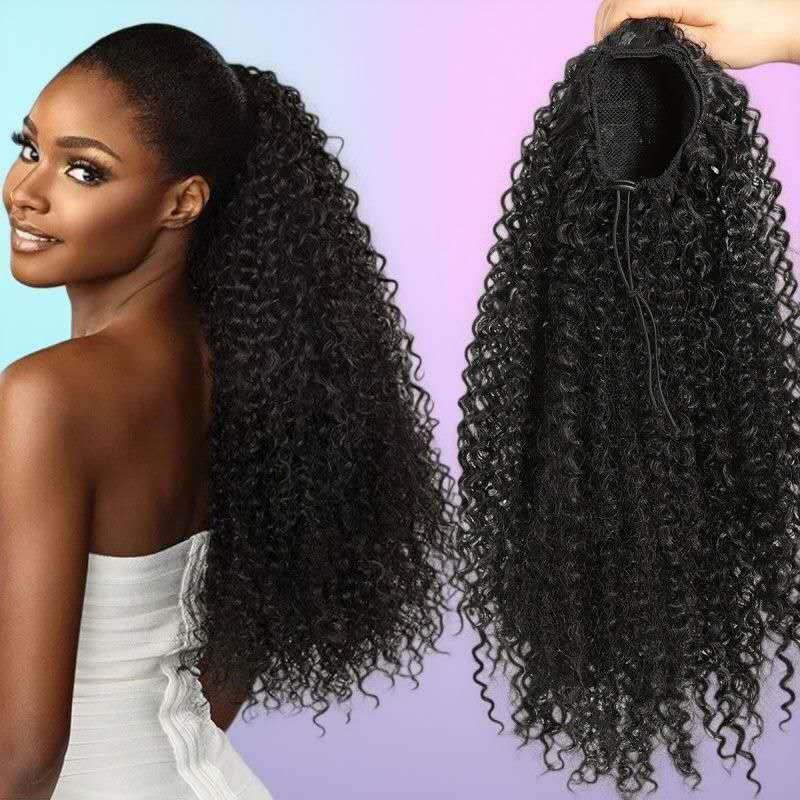 Aplique Rabo de Cavalo Cacheado Fibra Orgânica Soft 55CM 170g LS666 em Oferta na Shopee