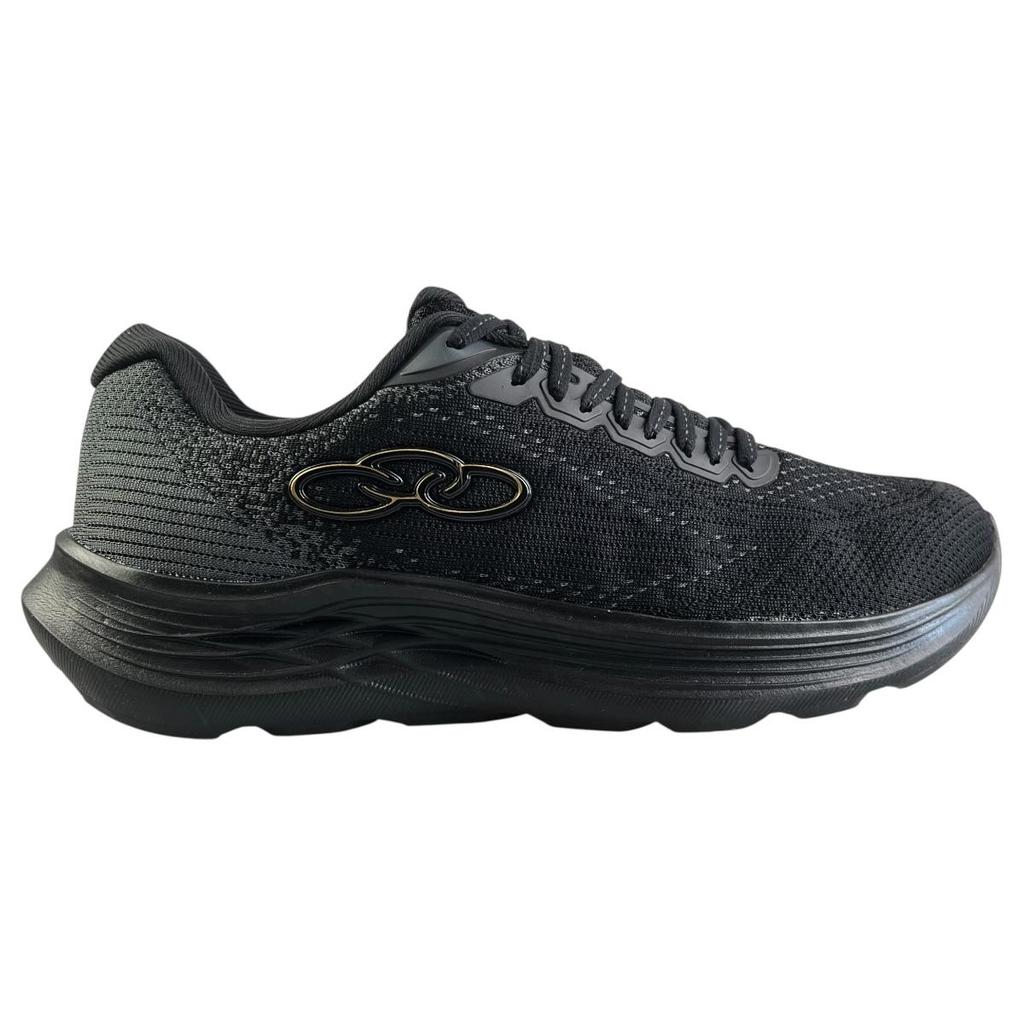 Tênis Olympikus Index 4 Masculino Original Esportivo Caminhada Academia Preto