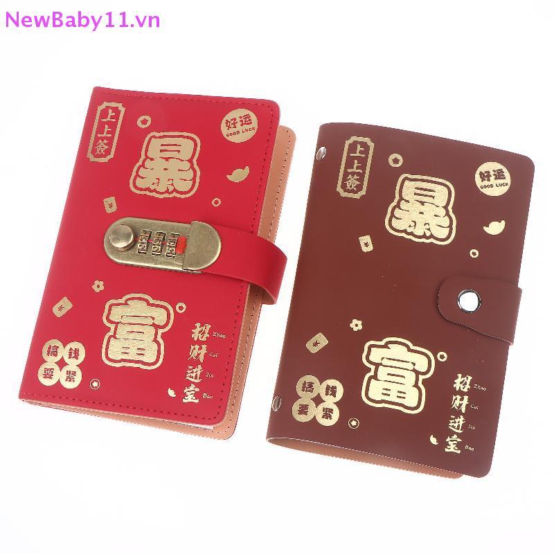 NewBaby 1 Pçs Armazenamento Carteira De Poupança Financeira Obter Rico Dinheiro Livro Coleção Lembrança Saco De VN