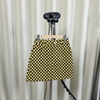R429A Cintura Alta Estilo Casual Saia Curta Saia Feminina Estilo Clássico Moda Commuter Slim-fit Slimmer Look Verificado