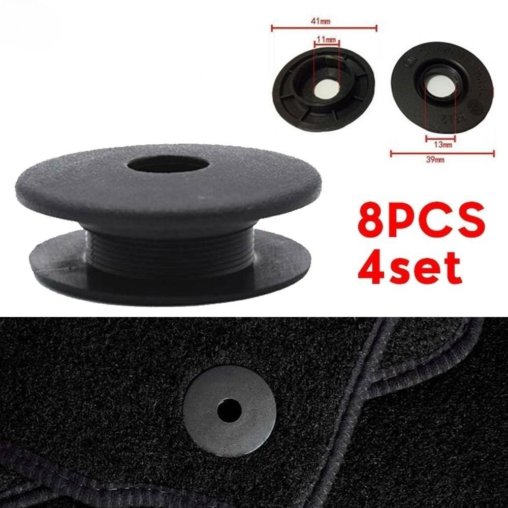 Clip De Fixação Do Tapete Carro ​ Fixadores De Substituição Peças De Piso 8x Duráveis