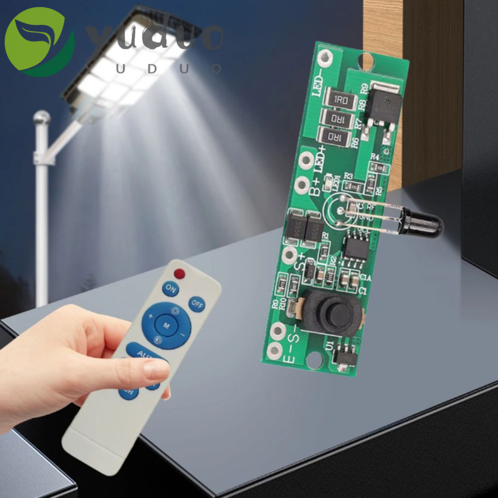 Luz De Rua Solar YUDUO , Painel De Controle De Remoto , Placa De Circuito De Driver