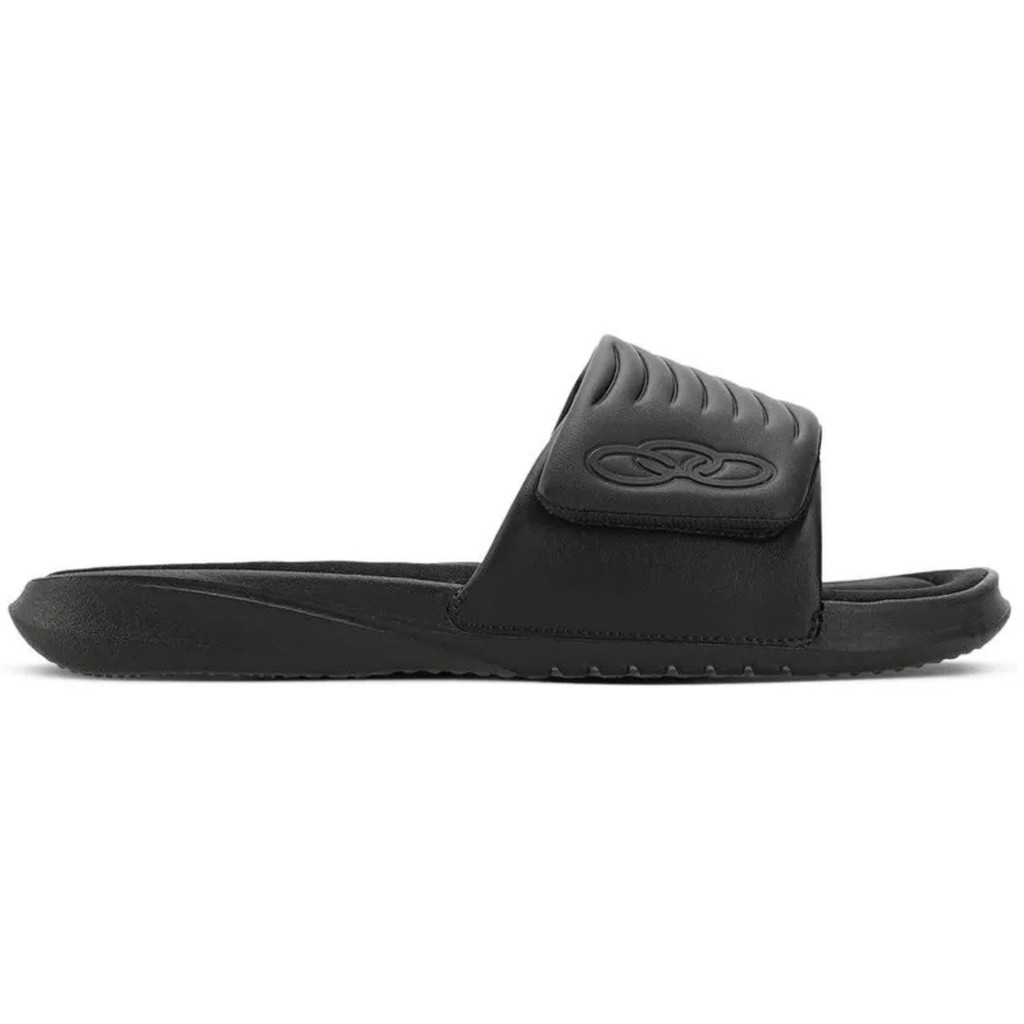 Chinelo Slide Masculino Olympikus Melbourne 2 Original Preto Ajustável Conforto