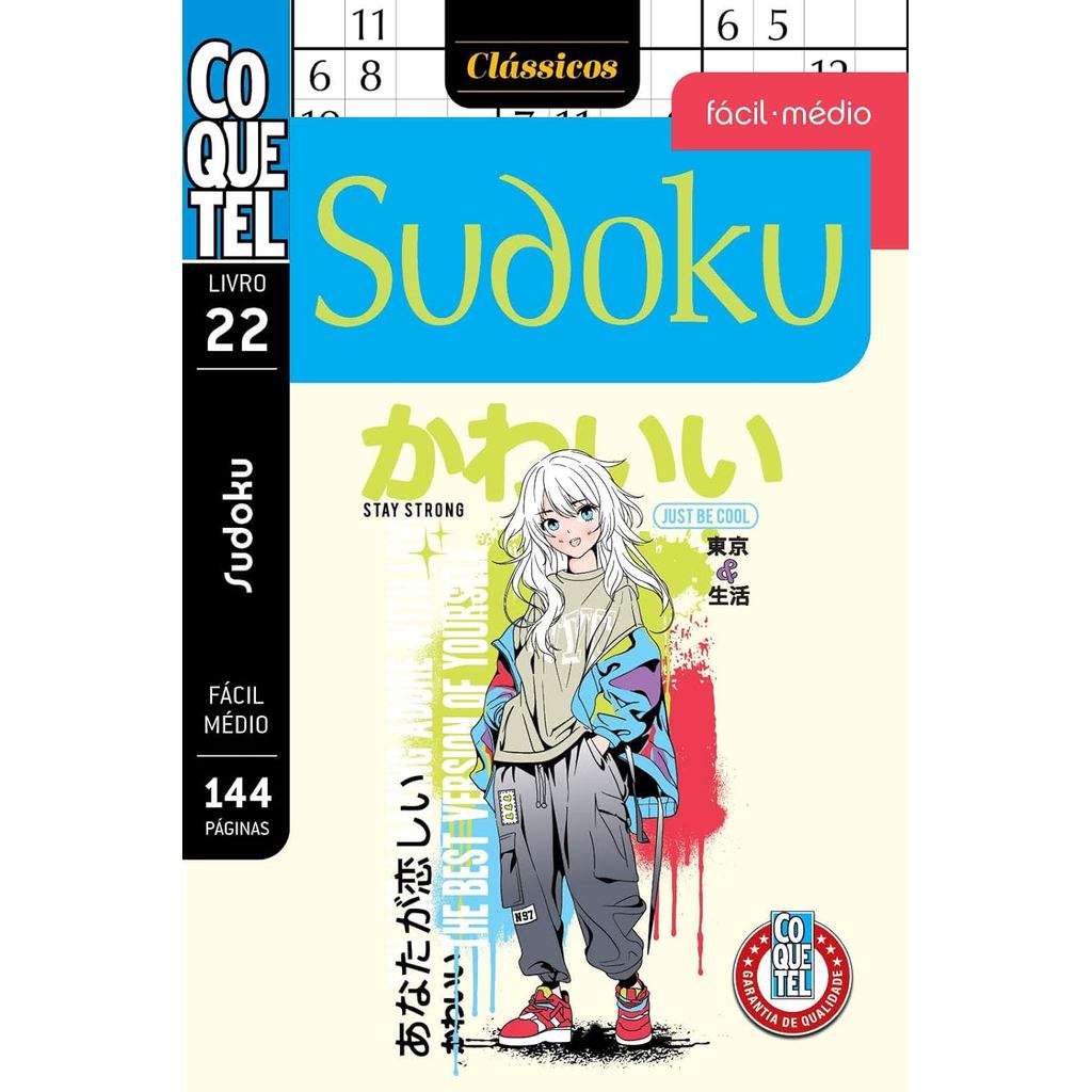 Livro Coquetel Sudoku 22 | Fácil-Médio