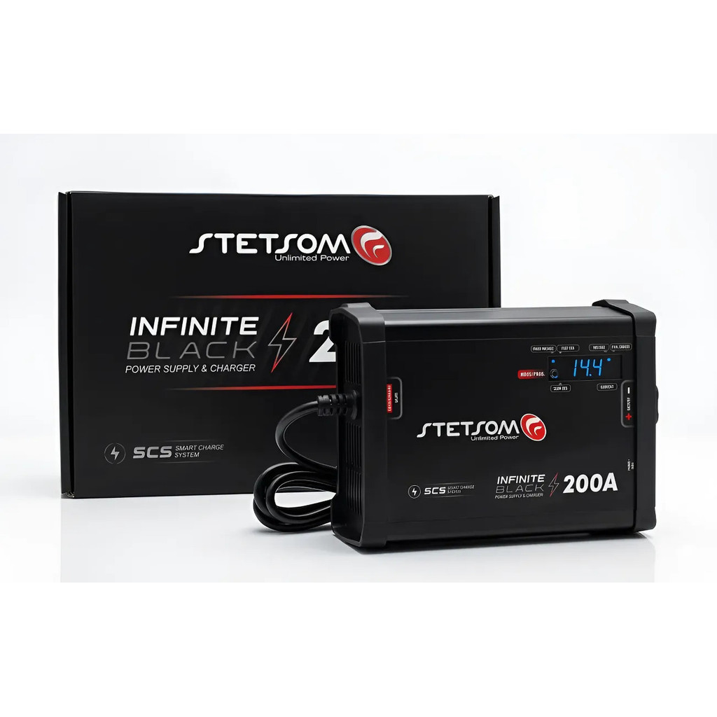 Fonte Automotiva Nova 200a Amperes Stetsom Sistema Cooler