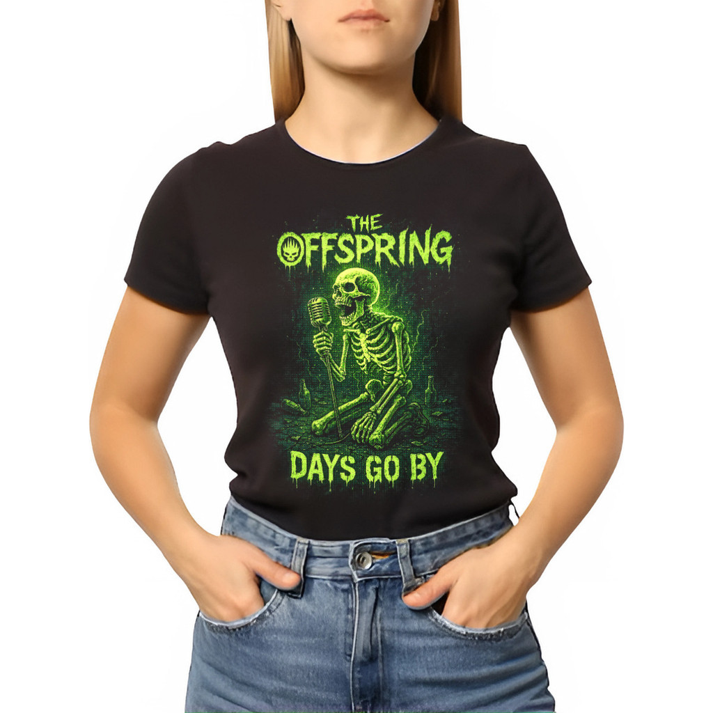 Camiseta Baby Look Feminina Banda The Offspring