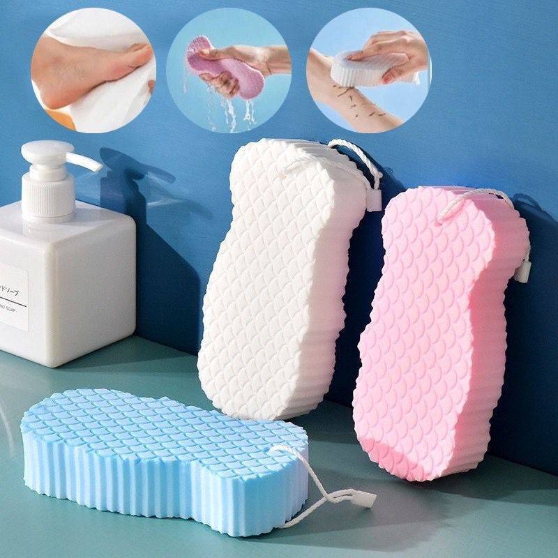 Esponja Esfoliante Suave Bucha de Banho para Bebês e Adultos Ferramenta de Banho para Remover Pele Morta