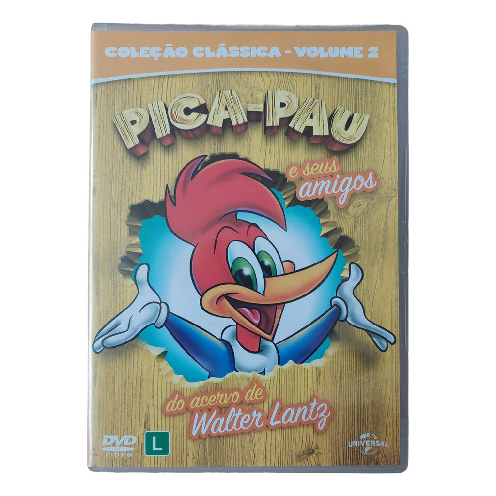 DVD Filme Pica-pau e Seus Amigos- Clássica- Volume 2