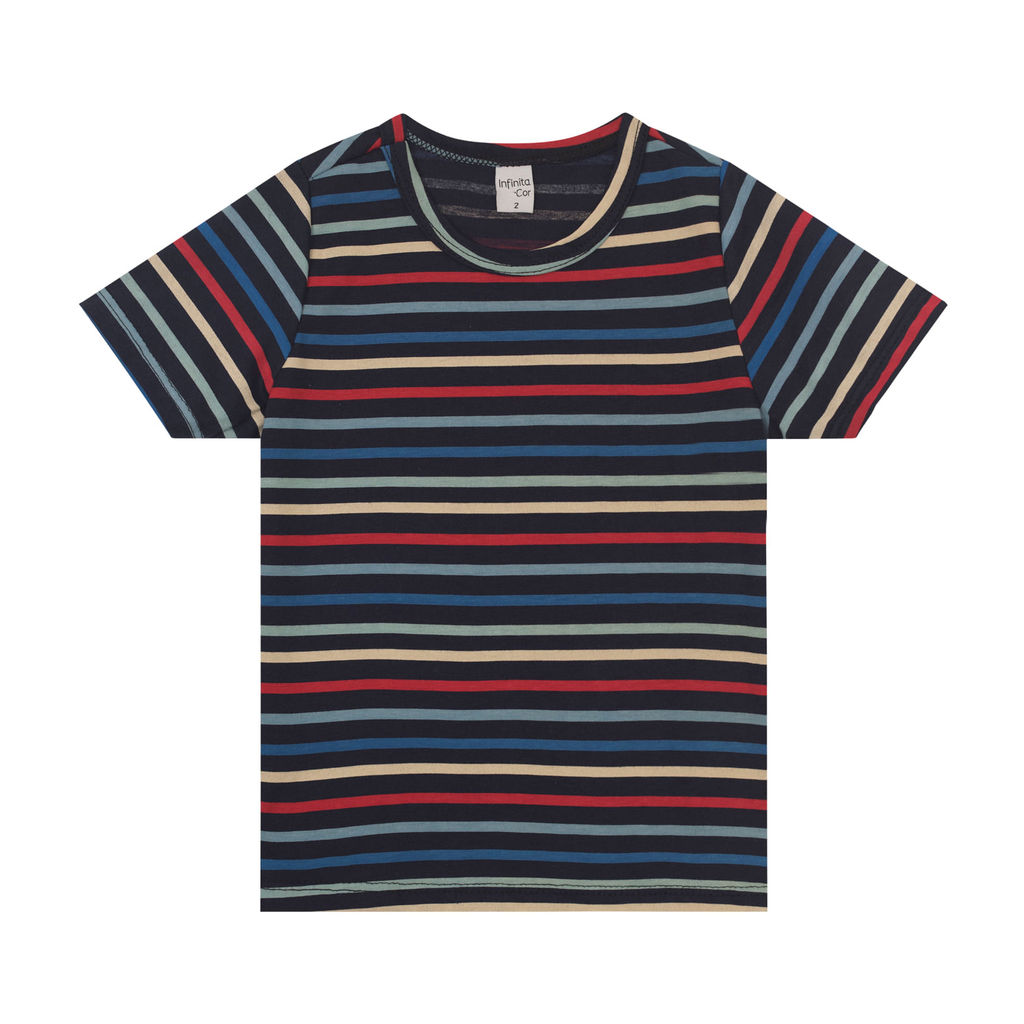 Camiseta Infantil Masculina Animais Infinita Cor Azul