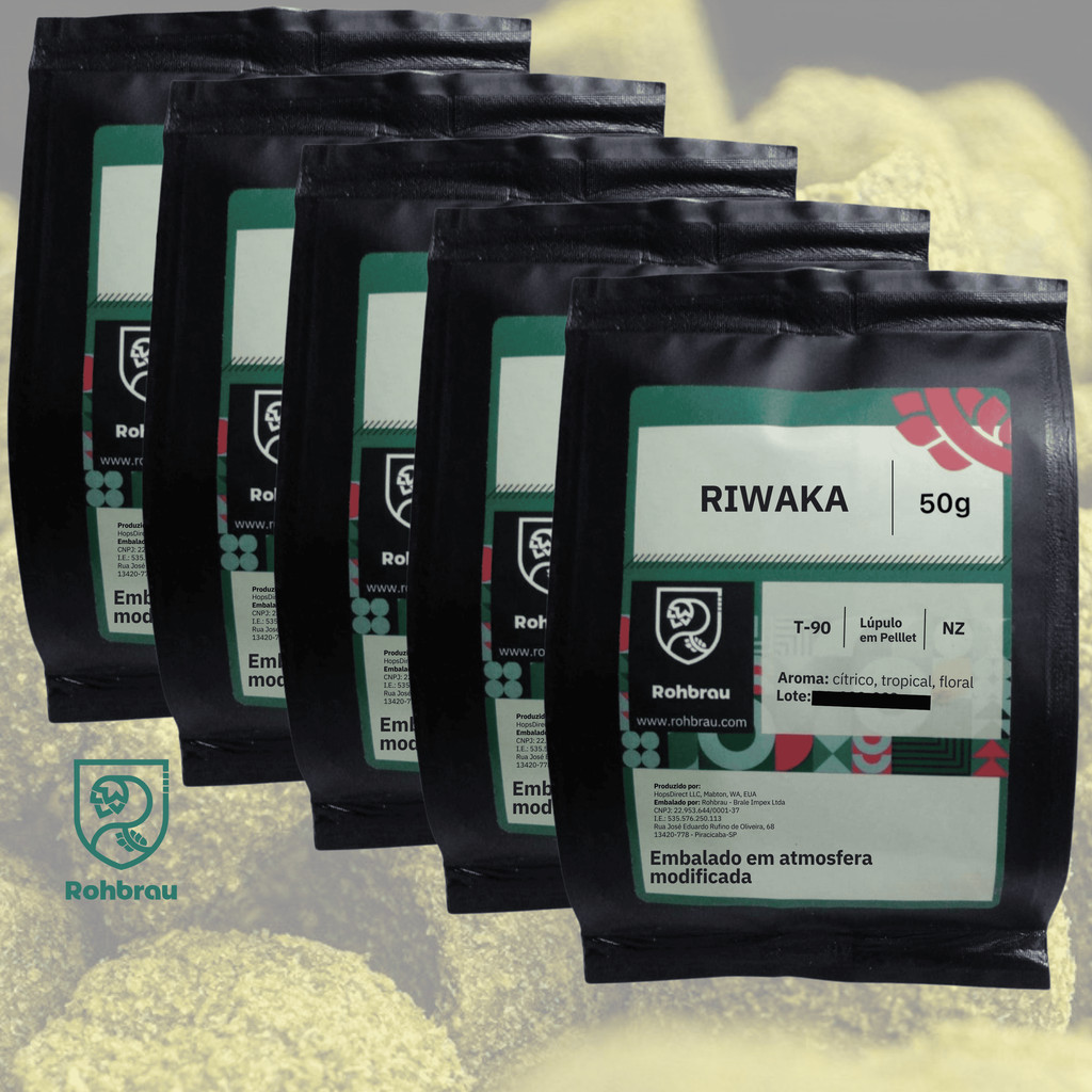 Lúpulo Riwaka em Pellet T90 - 250g ATM (Cítrico Intenso e Tropical para IPA)
