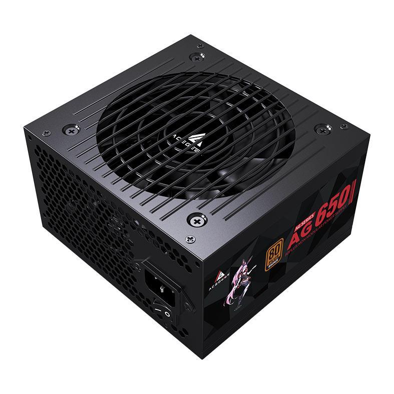 Fonte Acegeek 650, 650W, 80 Plus Bronze, AG-AG650-BK