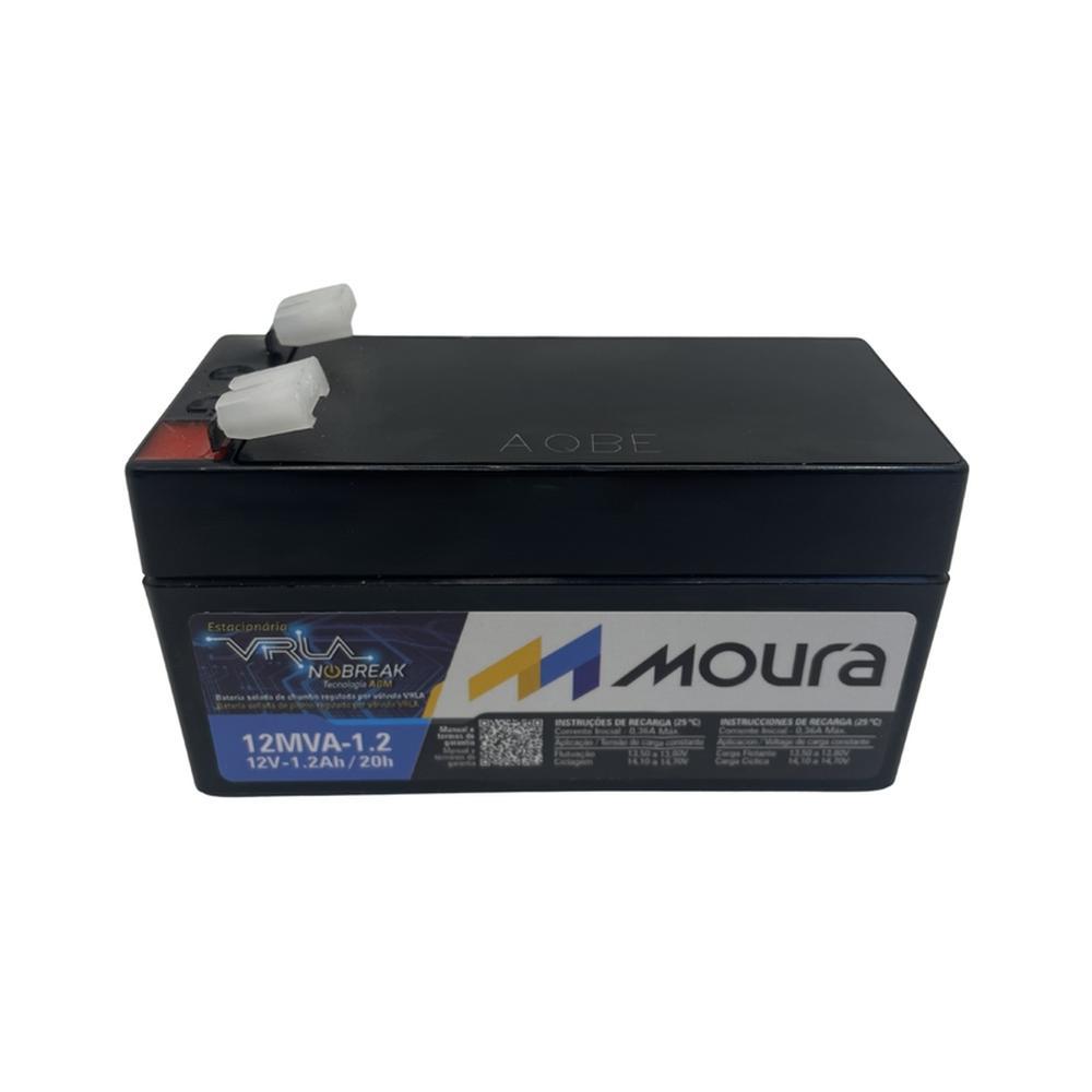 BATERIA ESTACIONARIA ALARME CFTV SELADA MOURA 12V 1.2Ah