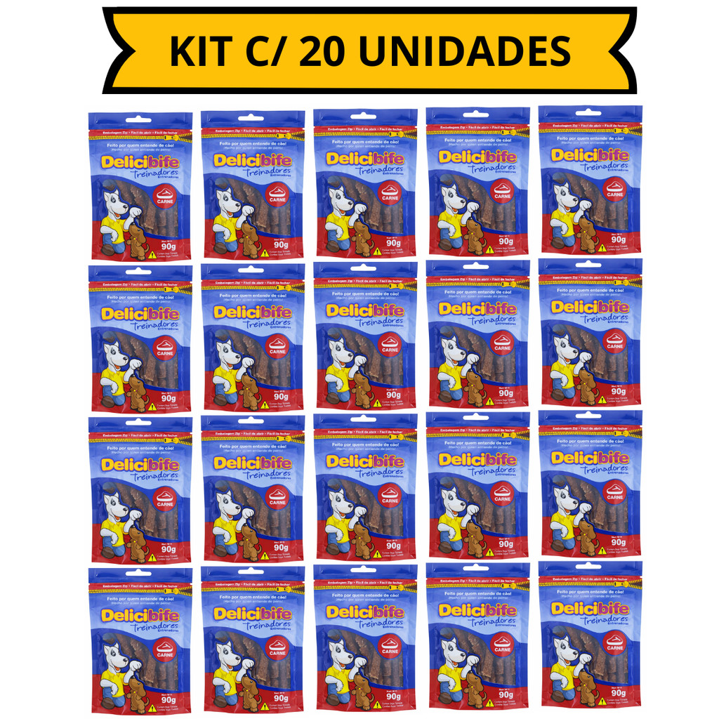 BIFINHO DELICIBIFE TREINADORES 90G - KIT 20