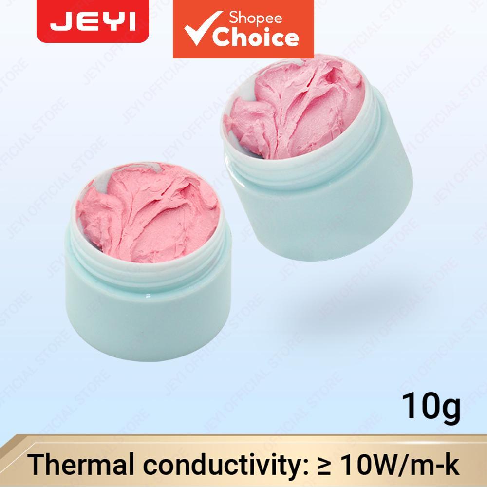  Pasta térmica JEYI `10W/mk 10g de silicone para dissipador de calor processador CPU GPU VGA
