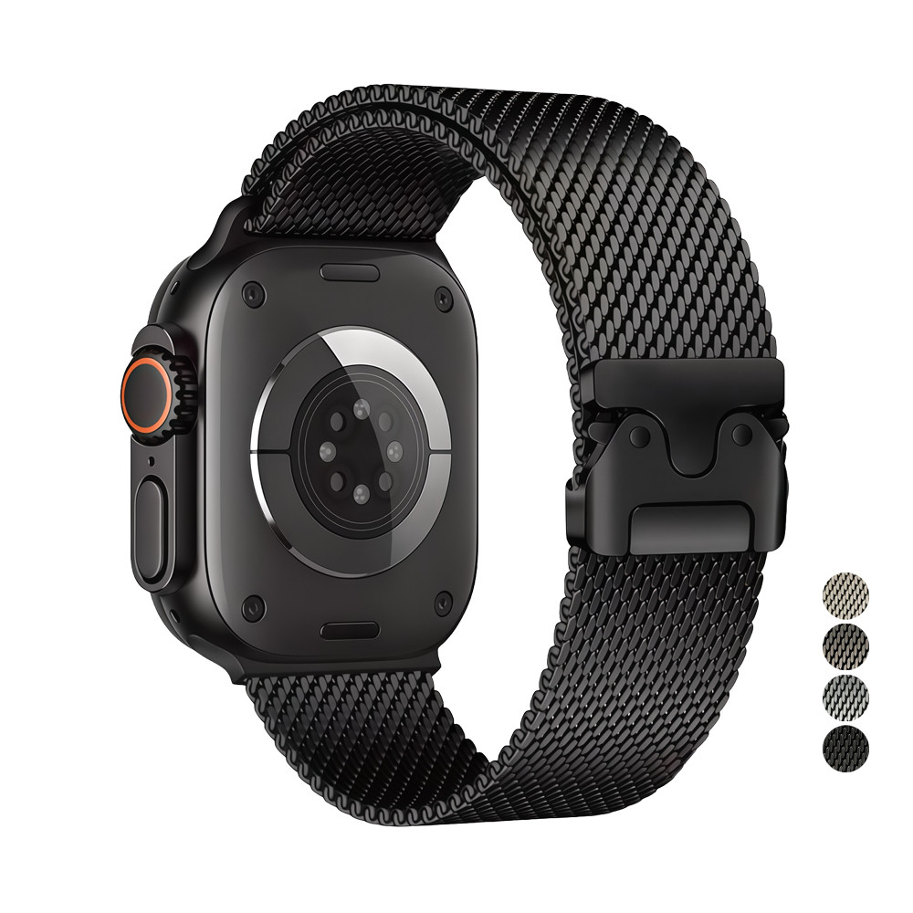 Milano Pulseira De Aço inoxidável Para Apple Watch Série 40mm 38mm 44mm 41mm 45m