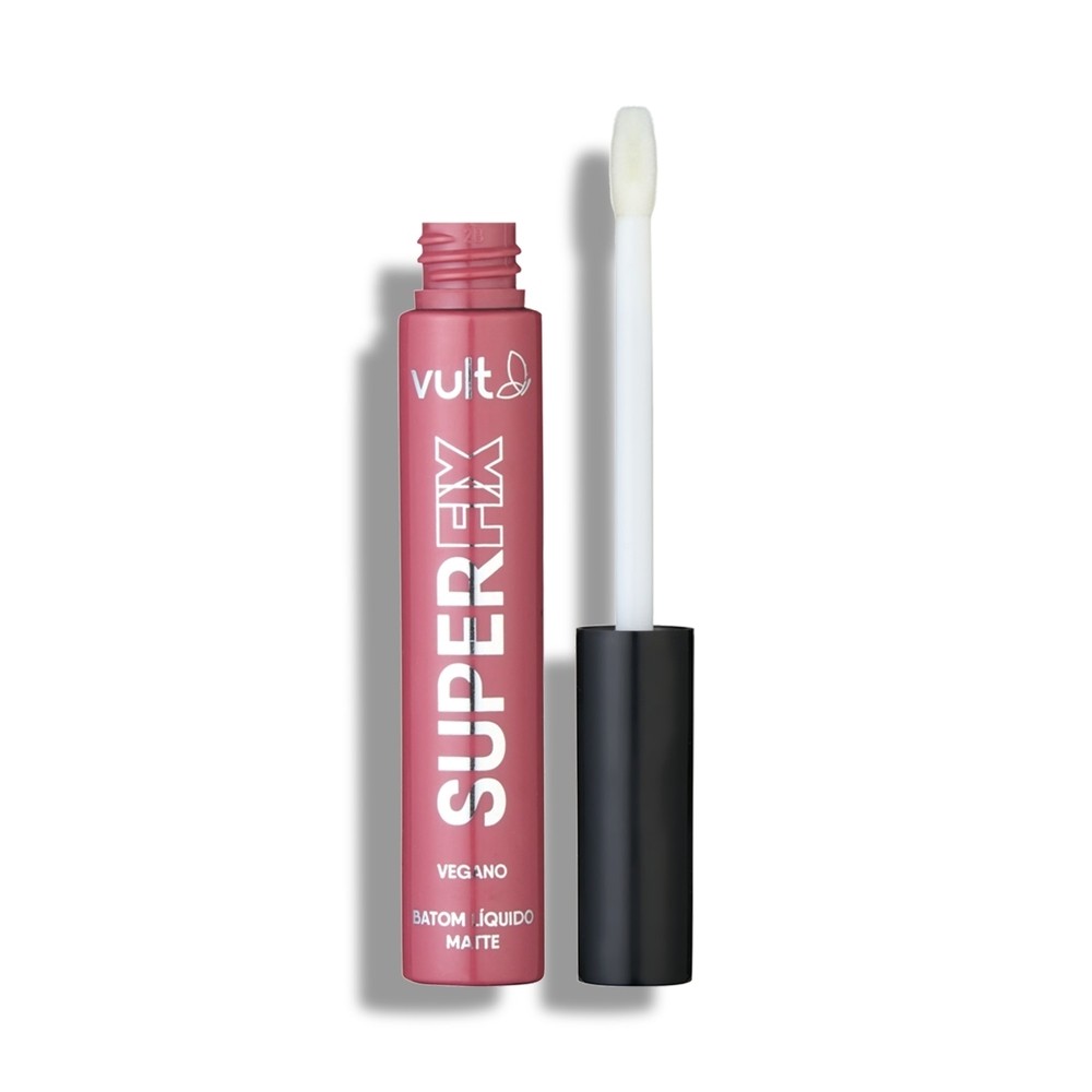 Vult Super Fix Batom Líquido Rosa Queimado 5ml