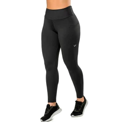 Calça Legging Feminina Elite C/ Bolso Academia Treino Uv50