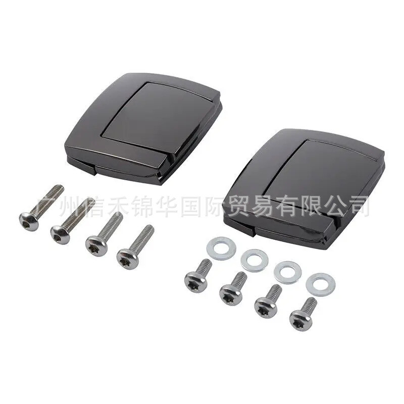 Adequado para Harley planador carro-chefe rua luzes duplas modificado caixa traseira painel bloqueio caixa traseira inte