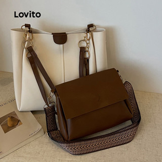 Lovito Casual Mãe Da Noiva Top Handle Tote Bag para mulheres LFA104027 em Oferta na Shopee