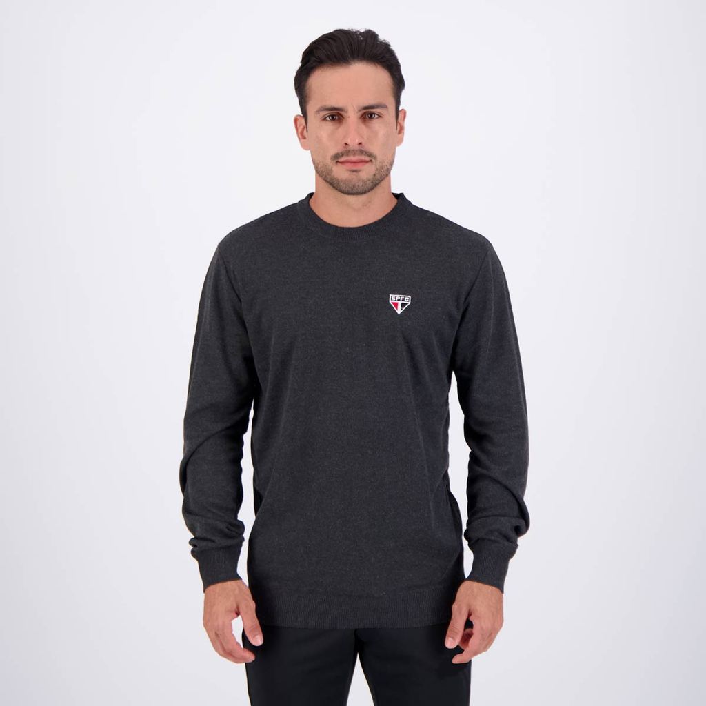 Moletom Pullover São Paulo Conto Chumbo