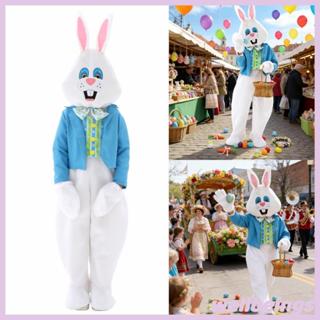 Bem Coelhinhos Da Páscoa Traje Coelho Mascotes Trajes Coelhos Roupa Cosplay Halloween Macacões Gravata Borboleta Gl em Oferta na Shopee