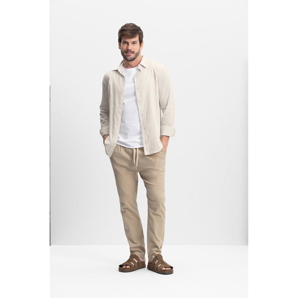 Camisa masculina em linho Essendi Camisa Verano Linho Masculina Essendi P