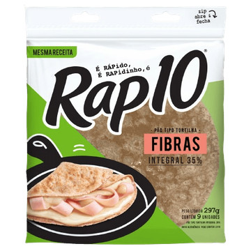 Pão Tortilha Integral Rap10