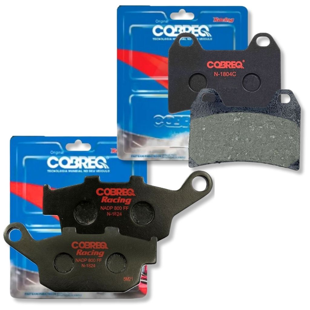 Kit Pastilhas de Freio P/ Zontes 350E / V350 / R350 / Gk 350 / T350x Cobreq em Oferta na Shopee