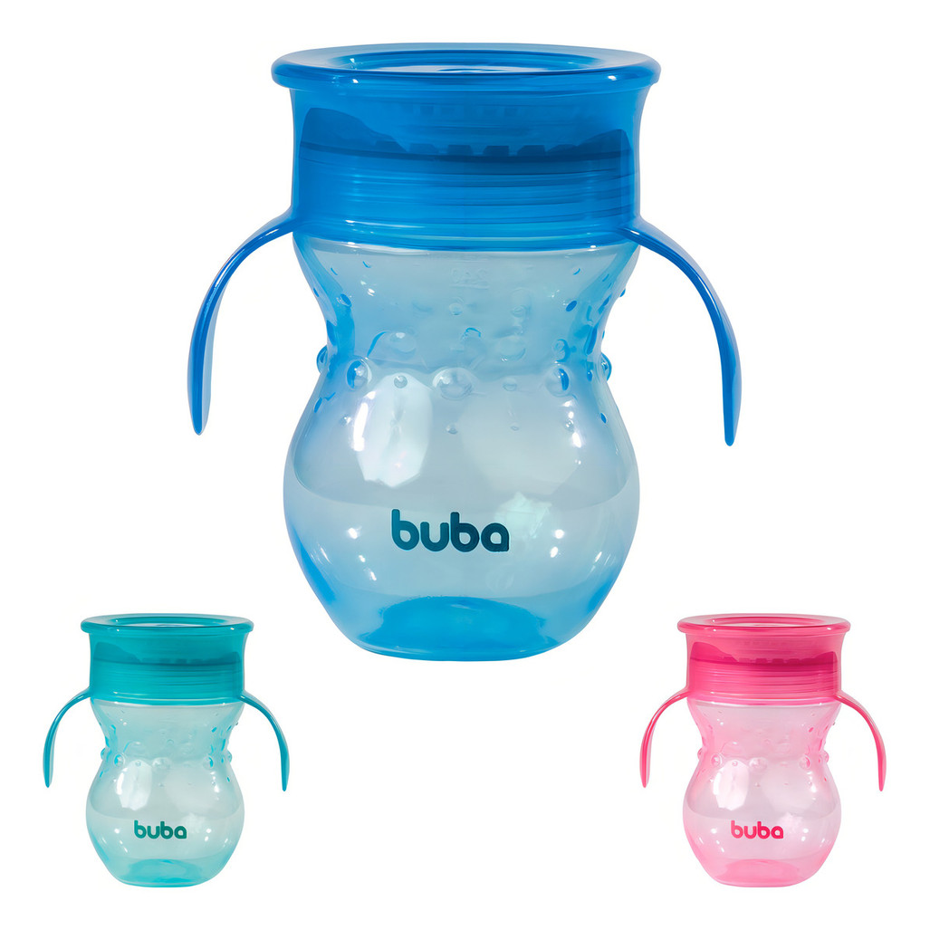 Copo de Treinamento Copo Transição 360 Graus Com Alça 270ml em Oferta na Shopee