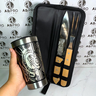 Kit Churrasco Time 2 Peças + Copo Térmico  Personalizado Time do Coração em Oferta na Shopee