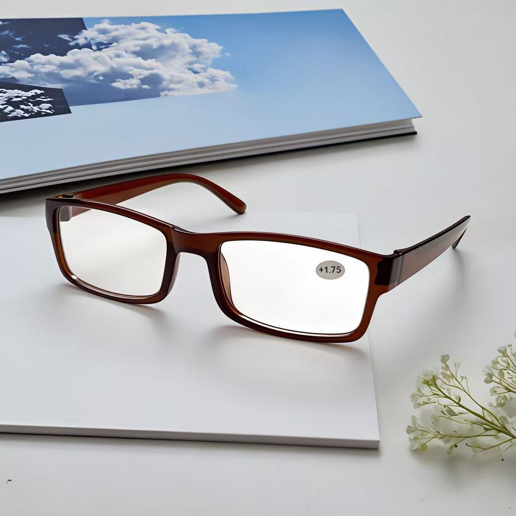 Óculos de grau leitura pra perto retangular pequeno masculino feminino unisex grau +1até +4