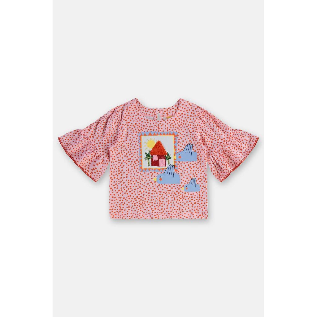 Conjunto Menina Blusa e Short-Saia Três e Já — imagem 2 de 2