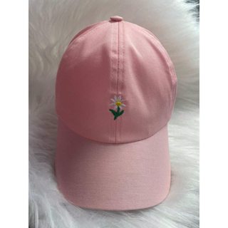 BONÉ INFANTIL ROSA - BORDADO FLOR em Oferta na Shopee