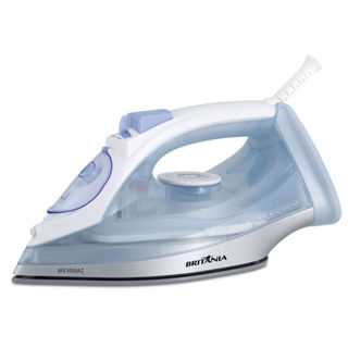 Ferro a Vapor Britânia BFE1000AZ Nano Ceramic Eco 430ml em Oferta na Shopee