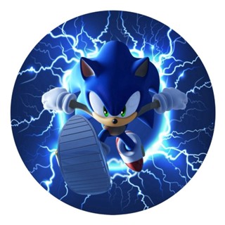 Capa Mini Painel Redondo Tecido Sublimado 50x50cm Sonic em Oferta na Shopee