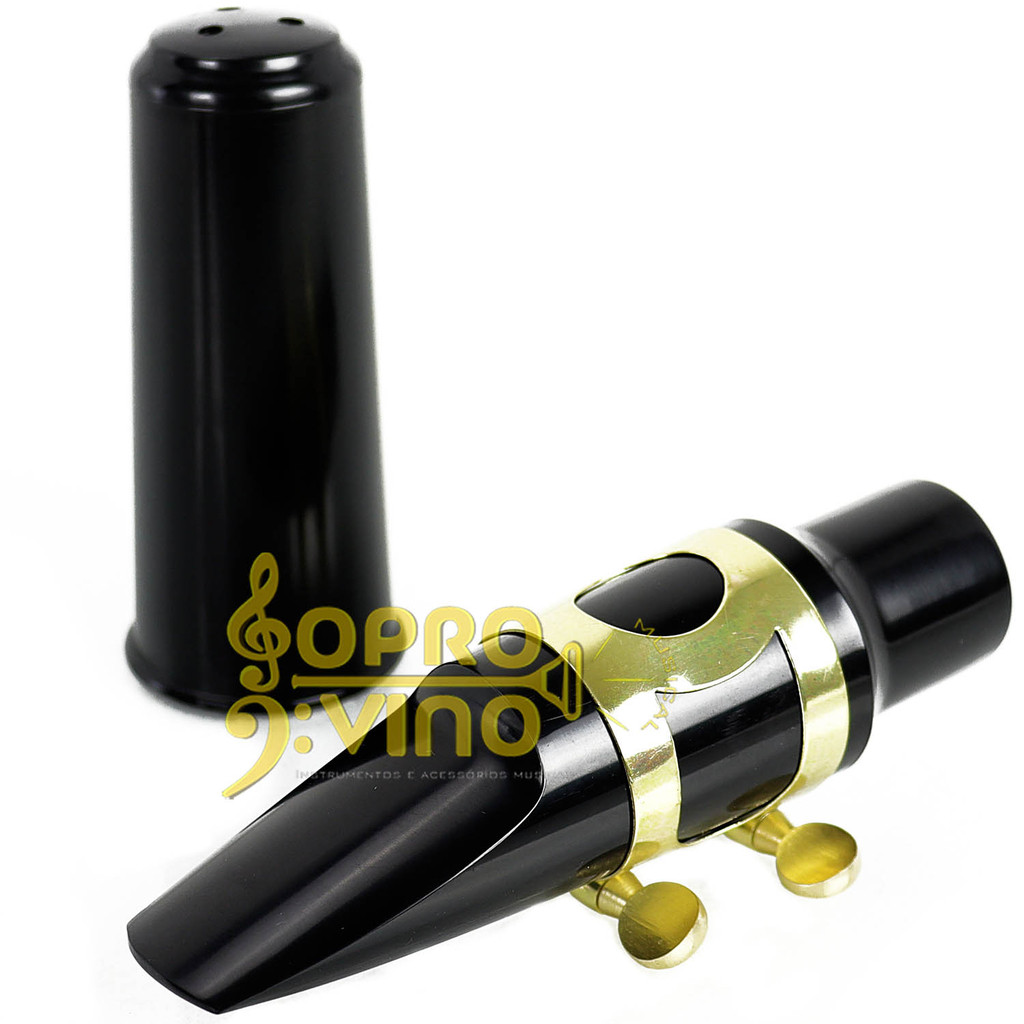Boquilha Sax Tenor ABS Musical Paganini PBQ502 ( Kit ) + Brinde