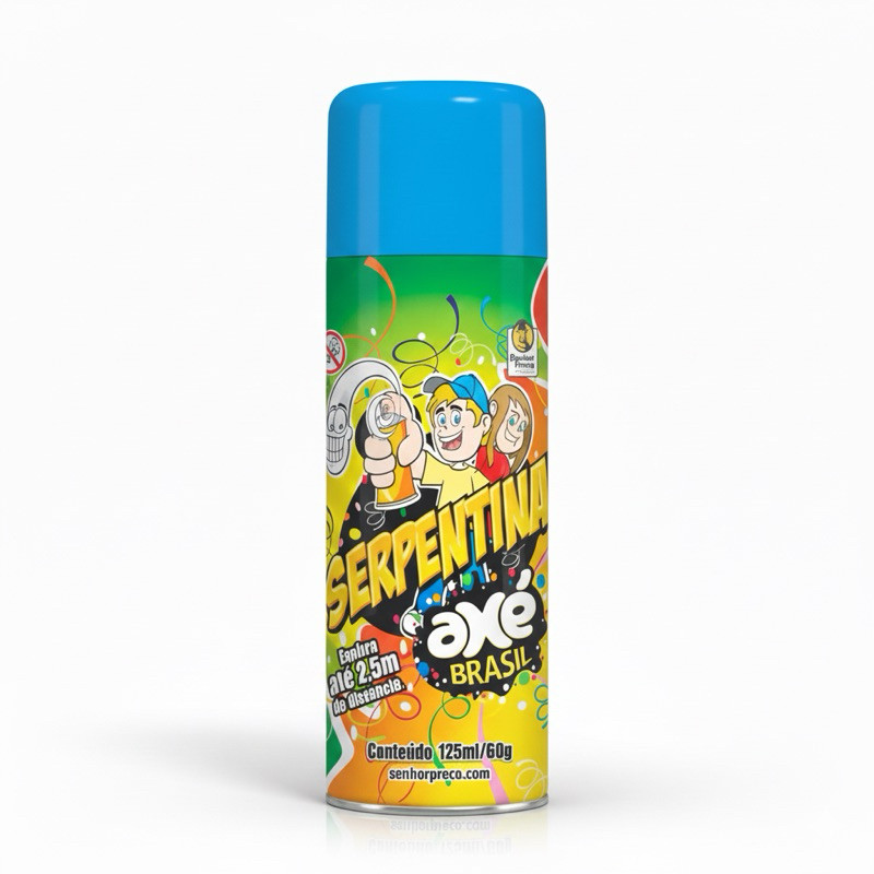Serpentina Azul Axé Brasil 125ml