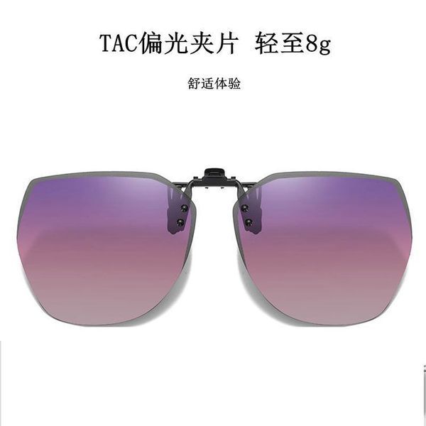 oculos de sol masculino Óculos de sol clip-on feminino verão Ultra-leve condução dedicado óculos de sol polarizados clip