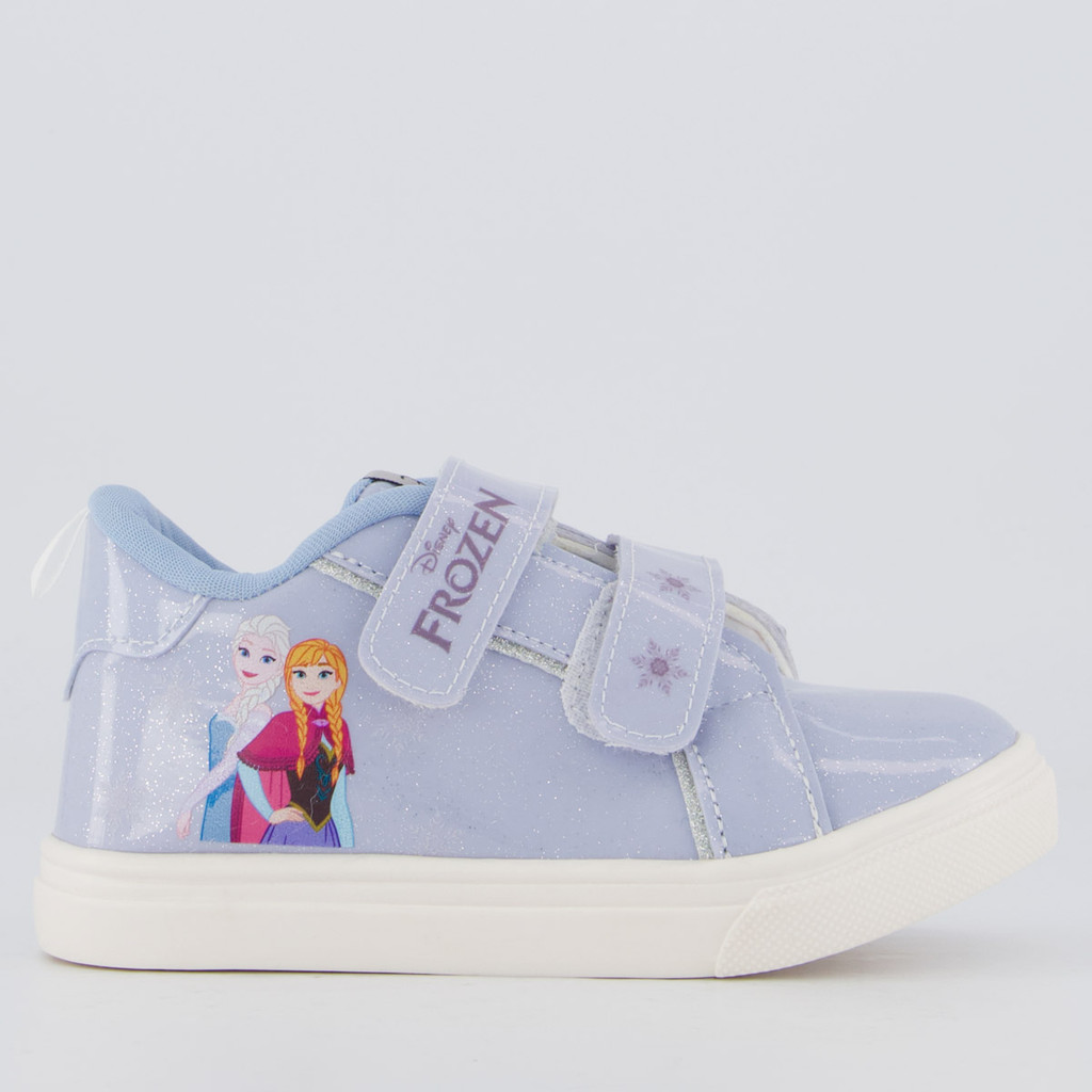 Tênis Disney Frozen Casual Infantil Azul e Prata em Oferta na Shopee