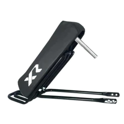 Banco Mobilete Caloi Xr Com Presilhas + Bagageiro Tubão Rabetão Articulado Para Bicicleta Bike 20 24 26