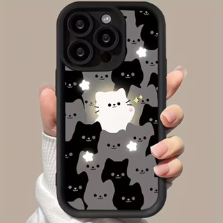 Capinha Capa de Silicone Tema do Estampa de gato Anti queda para Samsung A04 A05 A10 A12 A14 A15 A32 A35 A55 A72 em Oferta na Shopee
