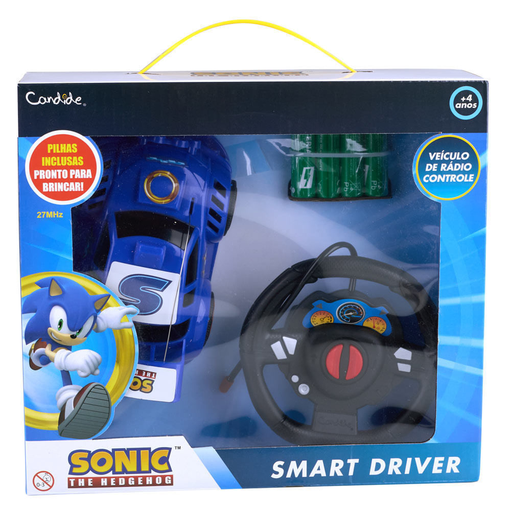 Carro de Controle Remoto Sonic Smart Driver Candide