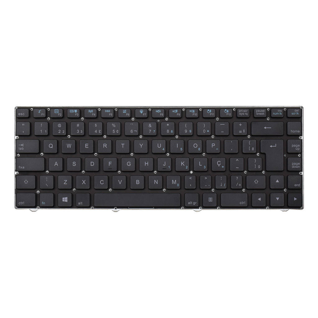 Teclado para Notebook Positivo J48FA | Preto ABNT2 em Oferta na Shopee