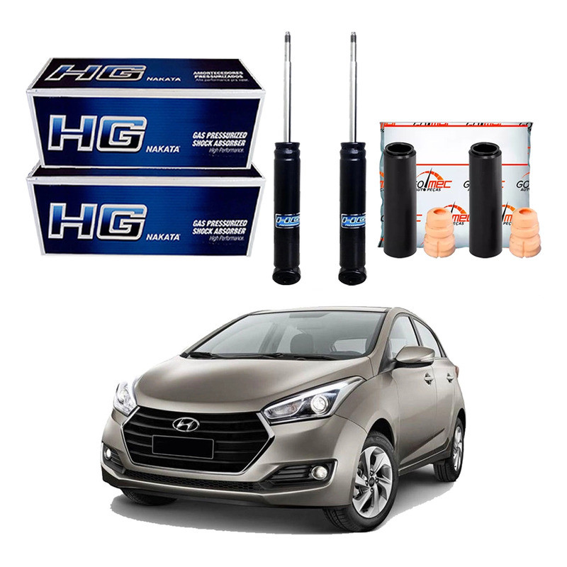 Kit Amortecedor Batente Traseiro Hb20 1.0 1.6 2016 A 2019