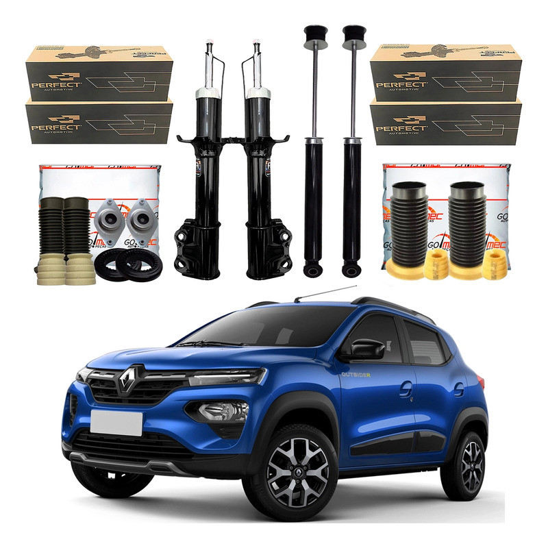 Amortecedor Dianteiro Traseiro Renault Kwid 1.0 2022 A 2025