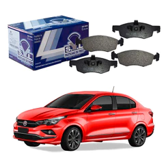 Jogo Pastilha Freio Dianteira Fiat Cronos 1.3 2018 A 2021