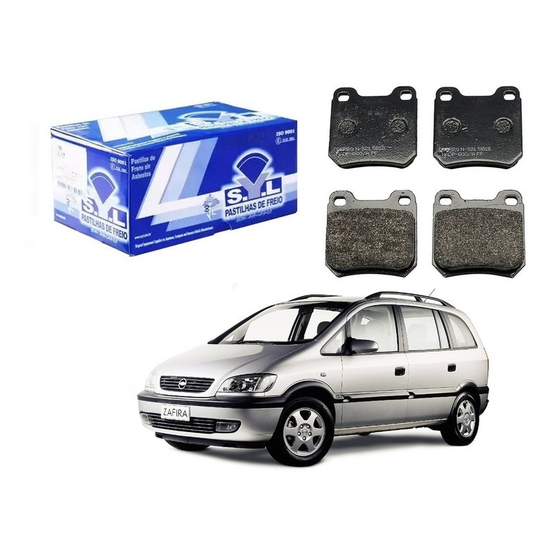 Pastilha Freio Traseira Zafira 2.0 16v 2001 A 2005 em Oferta na Shopee