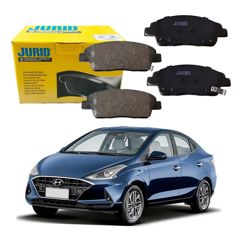 Pastilha Freio Dianteira Jurid Hb20s 1.0 Turbo 2020 A 2021