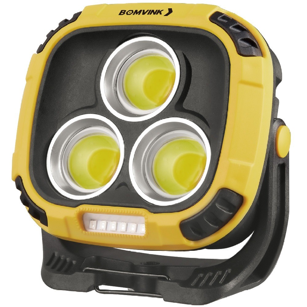 Lanterna a bat. base magnética COB + 6 Leds BOM-4506 Bomvink
