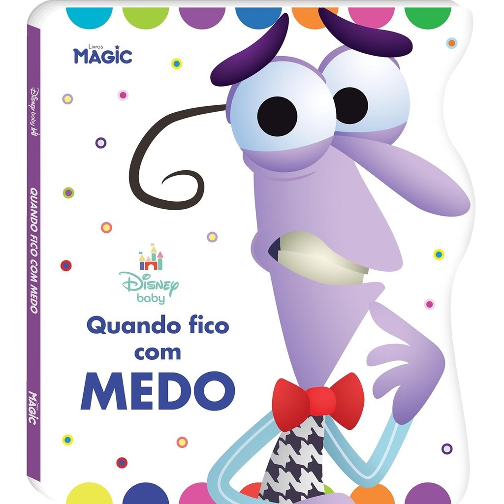 Livro de Banho Disney Baby Quando Fico Com Medo + Esponja Macia